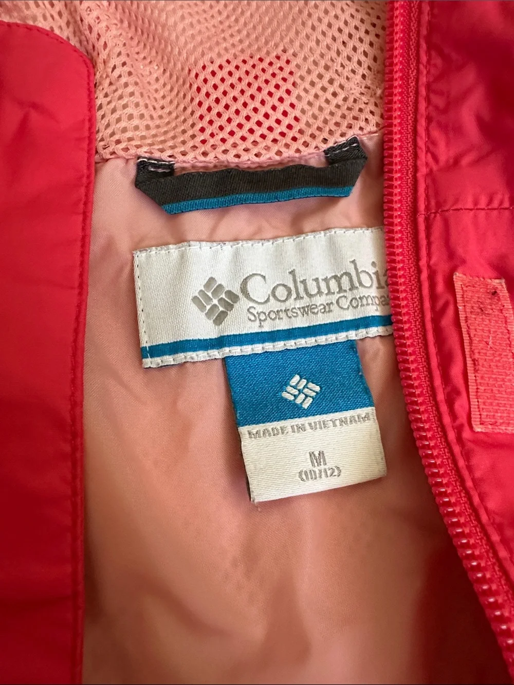 Columbia Kids Bright Pink Hooded Rain Jacket